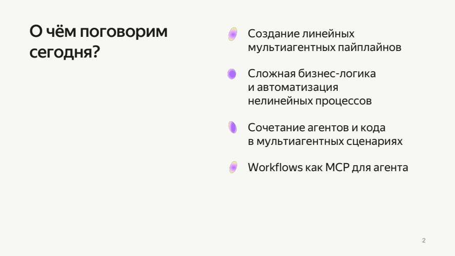 О чём поговорим сегодня