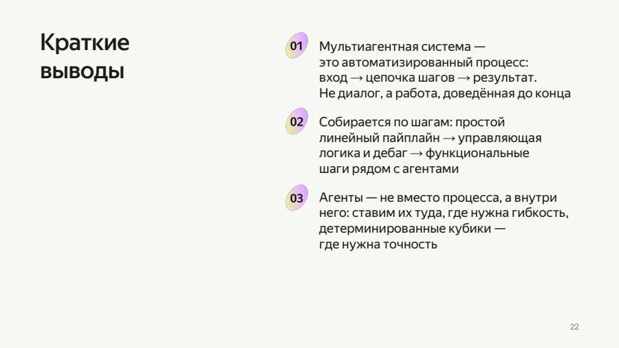 Краткие выводы
